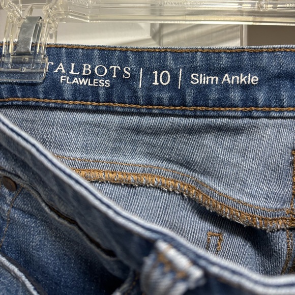 Talbots Flawless Slim Ankle Jeans Blue - Picture 6 of 7